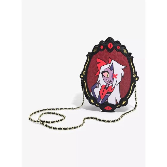 Hazbin Hotel Charlie & Vaggie Double-Sided Crossbody Bag NEW - Picture 2 of 11